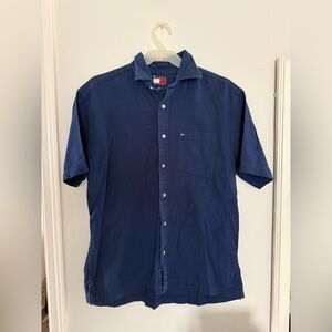 Tommy Hilfiger Men's Navy Button-Down Shirt